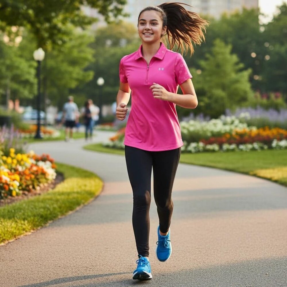 Under Armour Women's Bright Pink Short Sleeve Top